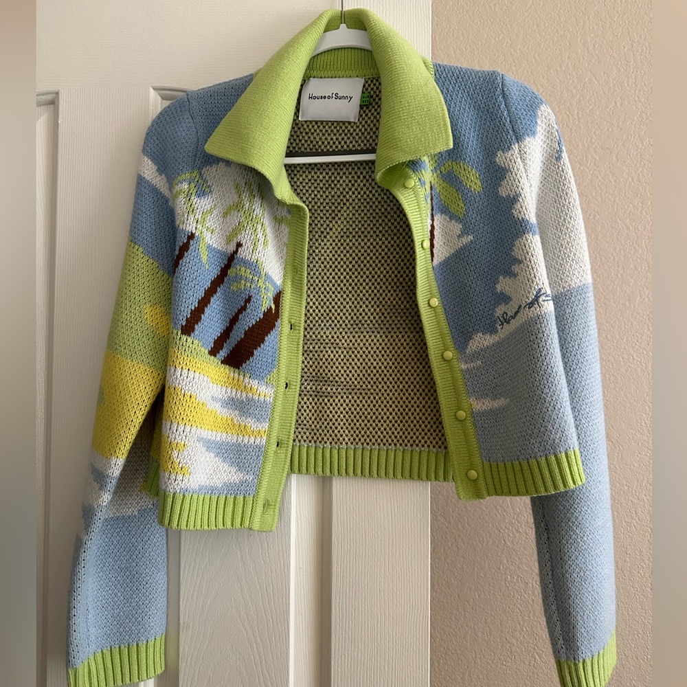 House of Sunny beach button up cardigan